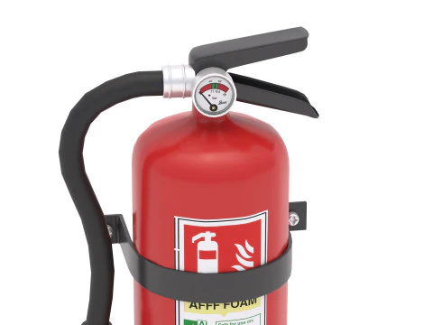 Fire Extinguisher 01 3D Model