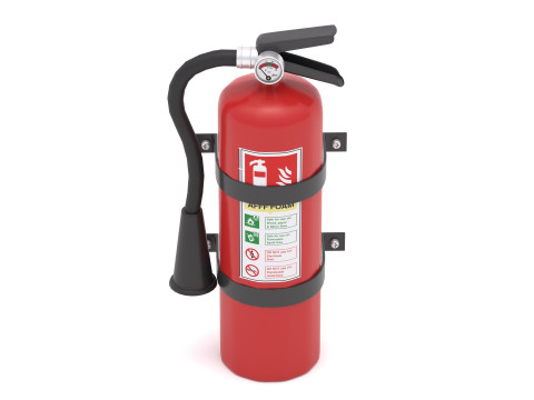 Extintor de incendios 01 Modelo 3D