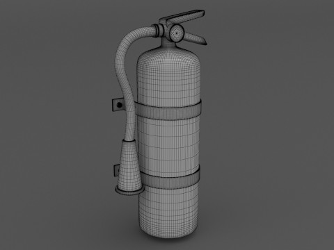 Extintor de incendios 01 Modelo 3D