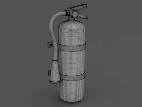 Fire Extinguisher 01 3D Model