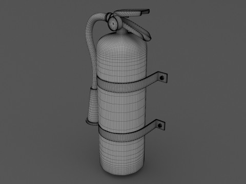 Extintor de incendios 01 Modelo 3D