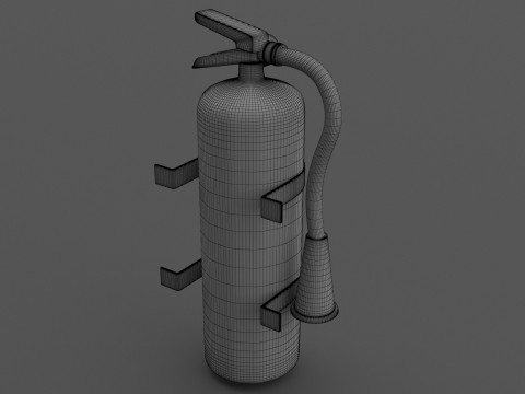 Extintor de incendios 01 Modelo 3D