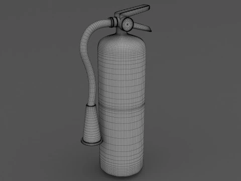 Fire Extinguisher 02 3D Model