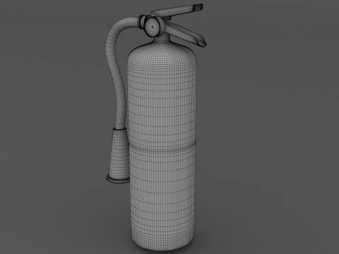 Fire Extinguisher 02 3D Model