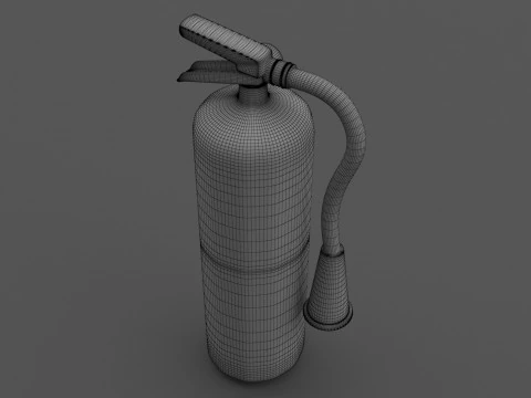 Fire Extinguisher 02 3D Model