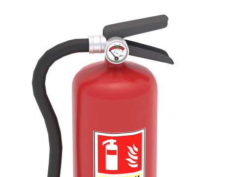 Yangın Söndürücü 03 3D Model