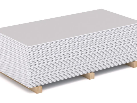 Pallet per cartongesso Modello 3D