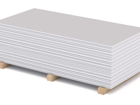 Pallet per cartongesso Modello 3D