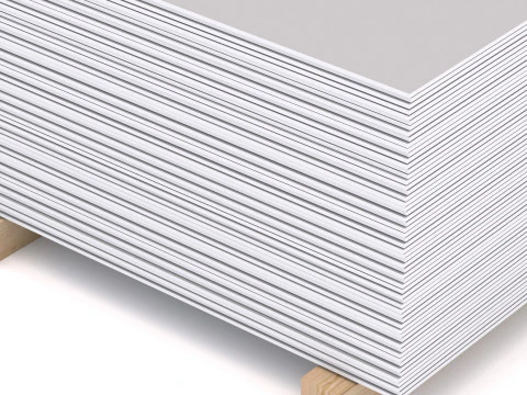 Pallet per cartongesso Modello 3D