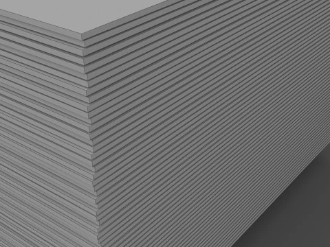 Pallet per cartongesso Modello 3D