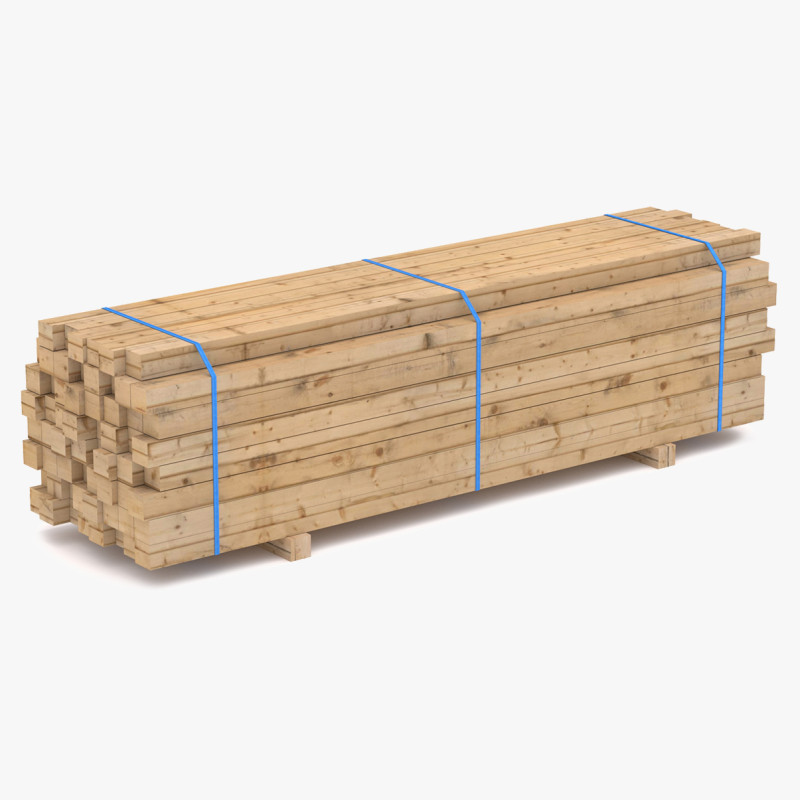 Poutres en bois 02 Modèle 3D .c4d .max .obj .3ds .fbx .stl .blend 