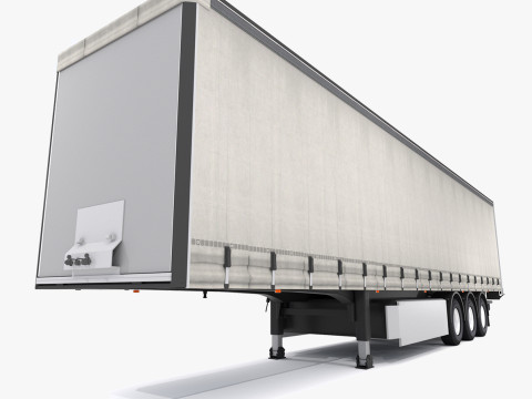 Semirimorchio Modello 3D