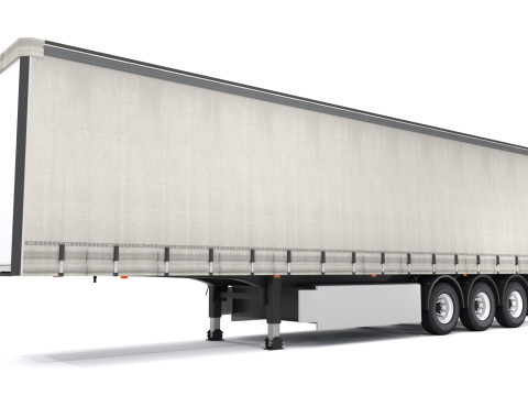 Semirimorchio Modello 3D