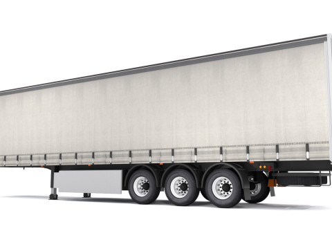 Semirimorchio Modello 3D