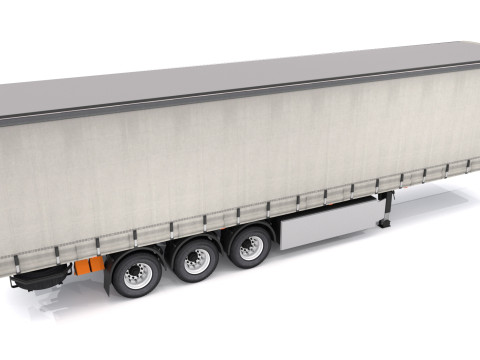 Semirimorchio Modello 3D