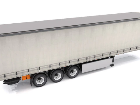 Semi-reboque Modelo 3D