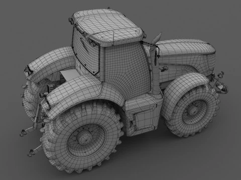 JCB Fastrac 8310 Modello 3D