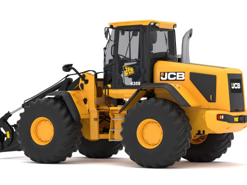 JCB 435s Loader 3D Model