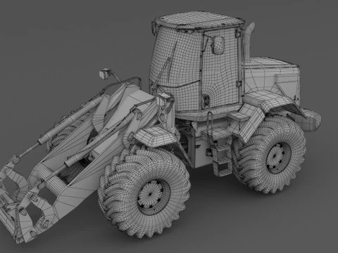JCB 435s Loader 3D Model