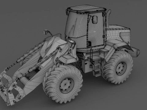 JCB 435s Loader 3D Model
