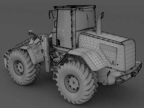 Навантажувач JCB 435s 3D Модель