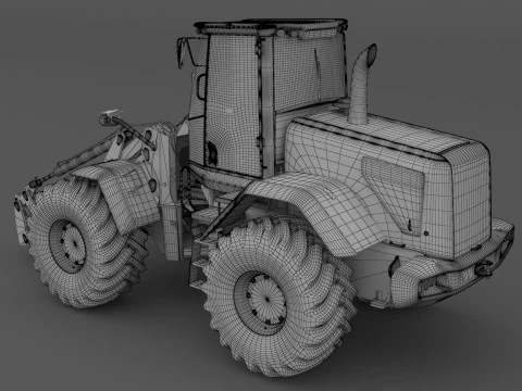 JCB 435s Loader 3D Model
