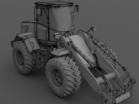 Навантажувач JCB 435s 3D Модель