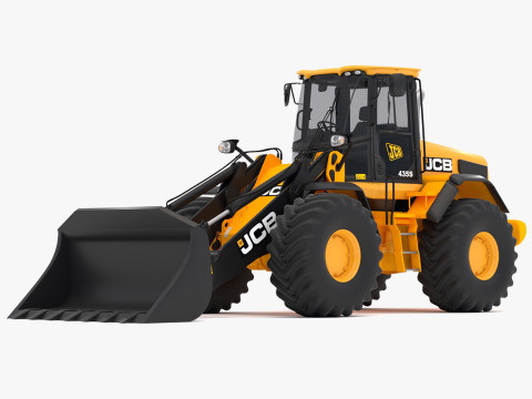 Cargador JCB 435s 02 Modelo 3D