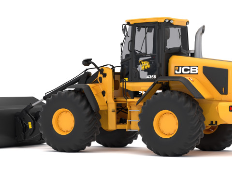 JCB 435s Yükleyici 02 3D Model