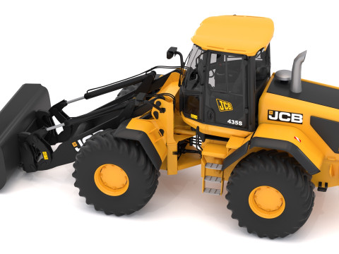 JCB 435s Yükleyici 02 3D Model