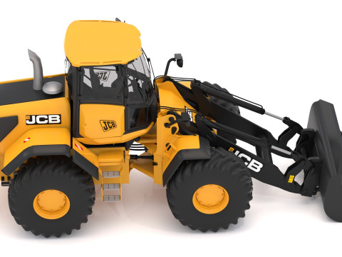 JCB 435s Yükleyici 02 3D Model