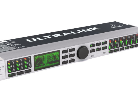 बेहरिंगर DCX2496 ऑडियो प्रोसेसर 3D मॉडल