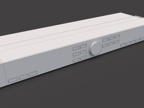 बेहरिंगर DCX2496 ऑडियो प्रोसेसर 3D मॉडल