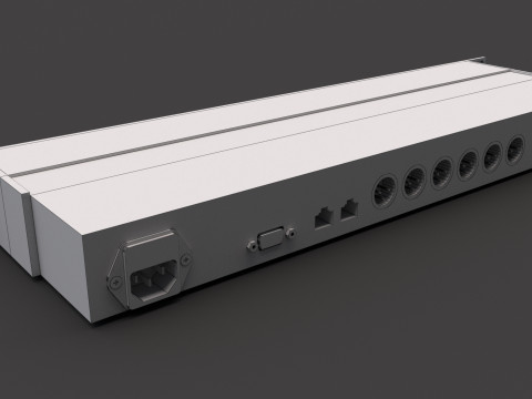 बेहरिंगर DCX2496 ऑडियो प्रोसेसर 3D मॉडल