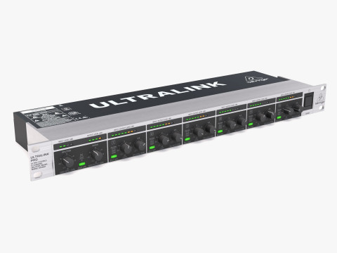 Аудиопроцессор Behringer MX882 3D Модель