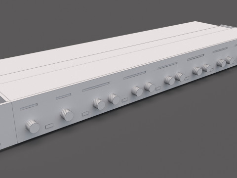 बेहरिंगर एमएक्स882 ऑडियो प्रोसेसर 3D मॉडल