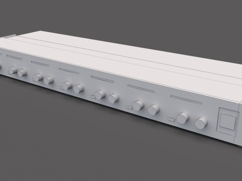 बेहरिंगर एमएक्स882 ऑडियो प्रोसेसर 3D मॉडल