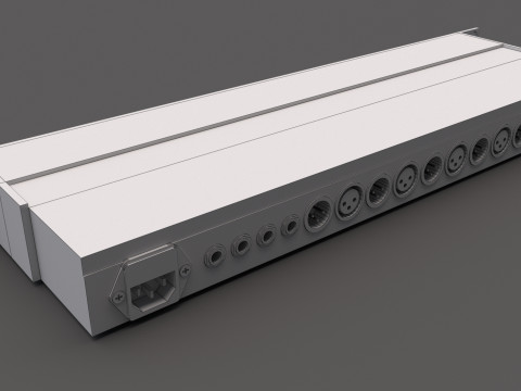 बेहरिंगर एमएक्स882 ऑडियो प्रोसेसर 3D मॉडल