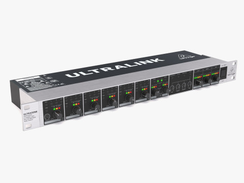 Аудиопроцессор Behringer ZMX8210 3D Модель