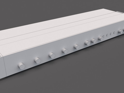 Аудиопроцессор Behringer ZMX8210 3D Модель