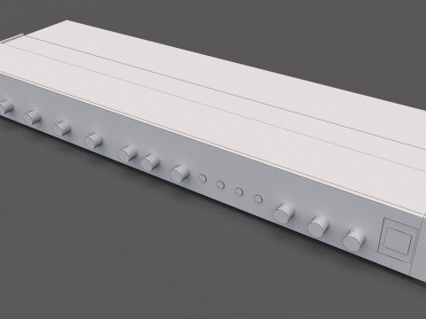 Аудиопроцессор Behringer ZMX8210 3D Модель