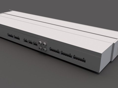 Аудиопроцессор Behringer ZMX8210 3D Модель