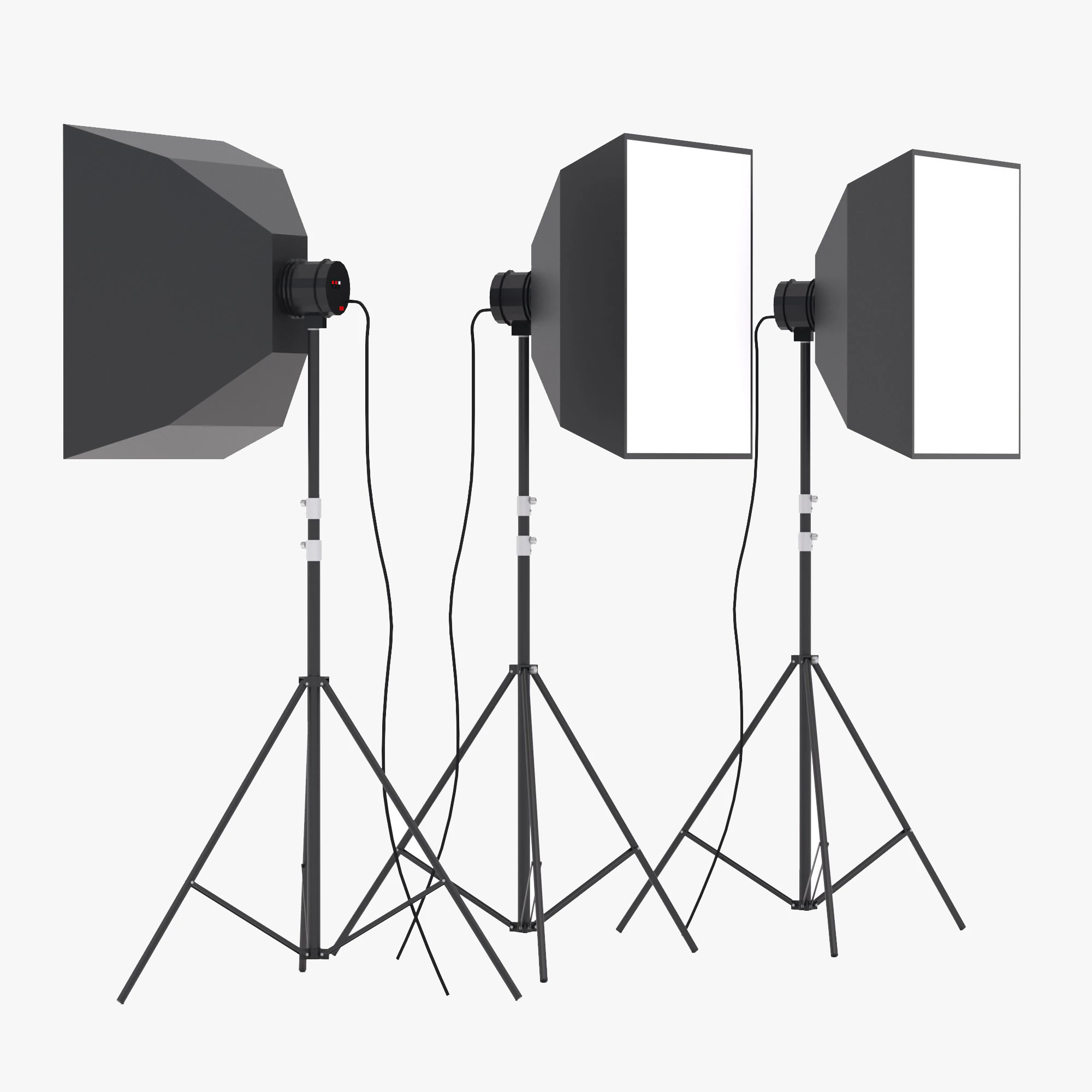 Luce da studio Softbox Modello 3D .c4d .max .obj .3ds .fbx .stl .blend 