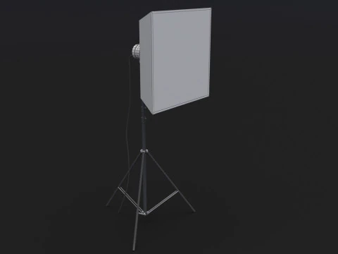 Luce da studio Softbox Modello 3D