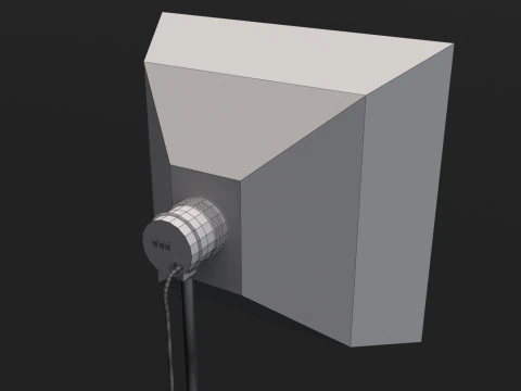 Luce da studio Softbox Modello 3D