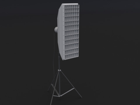 柔光箱影室灯 02 3D 模型