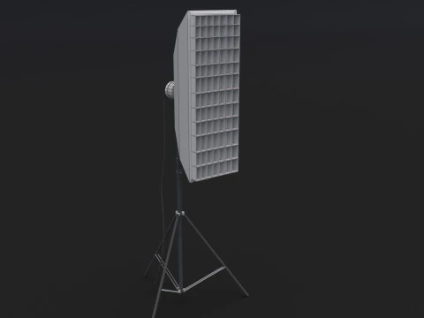 Lampu Studio Softbox 02 Model 3D