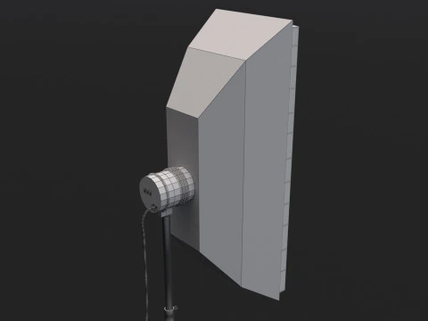Lampu Studio Softbox 02 Model 3D