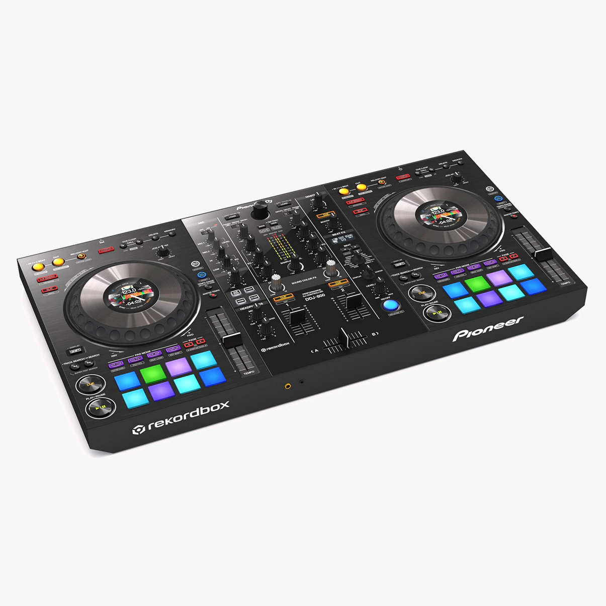 Pioneer DDJ-800 3D Model .c4d .max .obj .3ds .fbx .stl .blend 