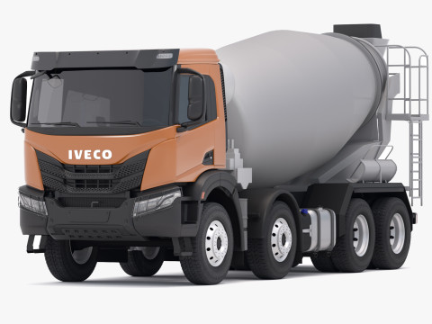 Bétonnière Iveco T-WAY 510 Modèle 3D